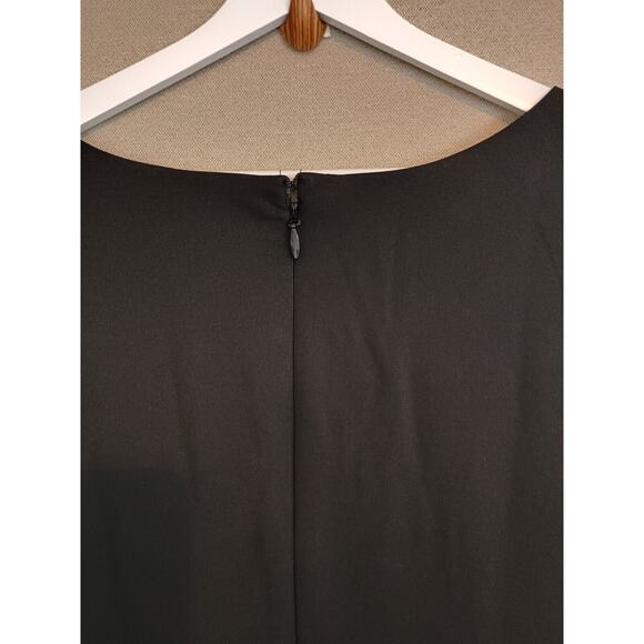 Torrid Dress Women 24 Black At The Knee Studio Refined Crepe Skater Babydoll New - Picture 5 of 8